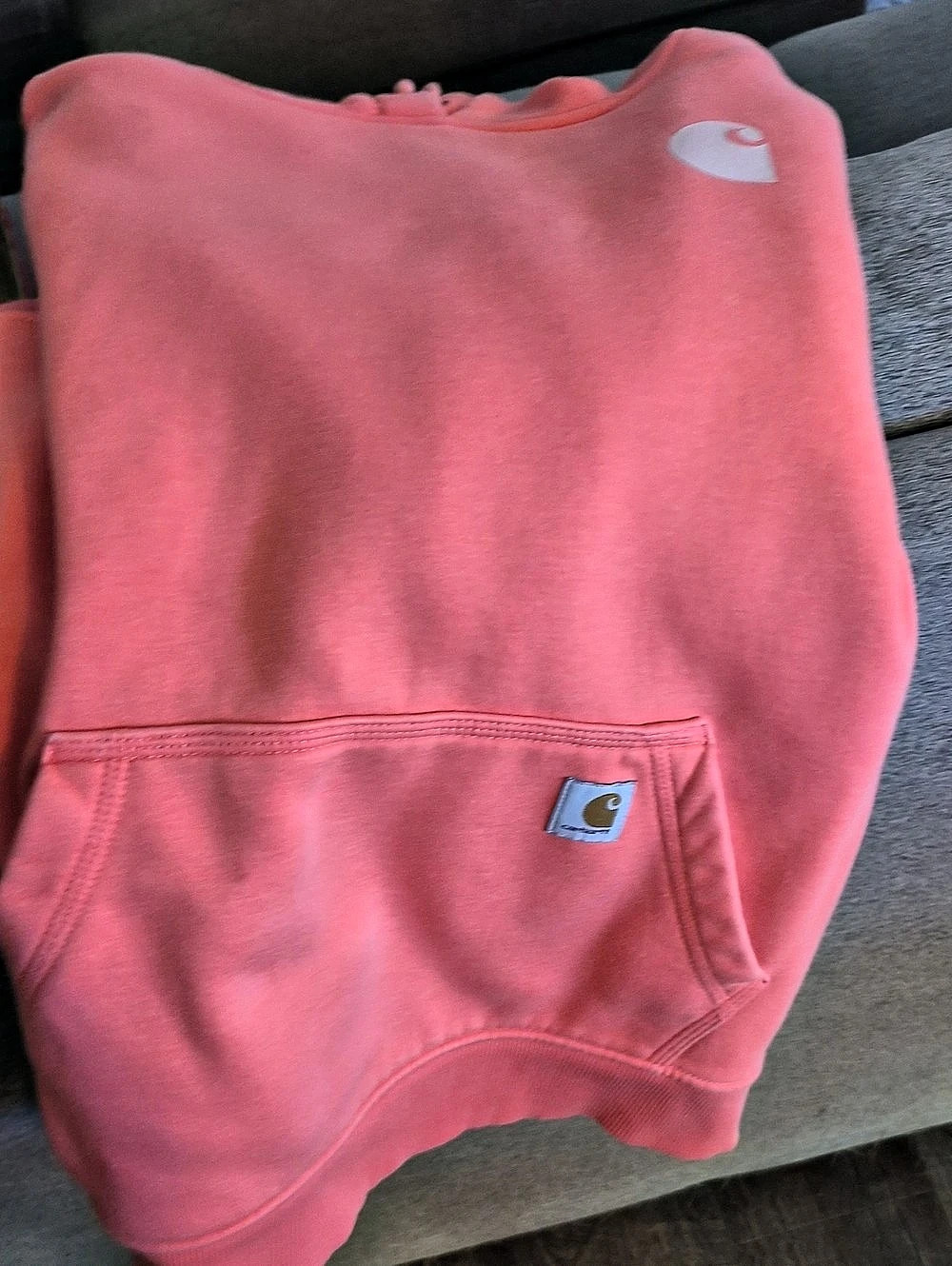 Carhartt Women's Iconic Clarksburg Logo Sweatshirt Pink